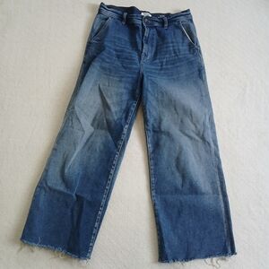 kensie ♡ wide leg high rise kaya jeans